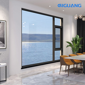 QIGUANG NFRC House Hurricane Proof Impact Aluminum <b>windows</b> Inwards Opening Soundproof Thermal Break Tilt and Turn <b>windows</b> - Product Image 2