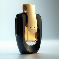 Bouteille de parfum de luxe conçue sur mesure 30ml 50ml 100ml verre pulvérisateur avec bouchon en plastique diffuseur vide de haute qualité