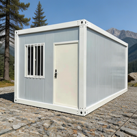 Maison conteneur empilable et démontable, conception à emballage plat, économie sur les frais de transport, construction modulaire préfabriquée, maison de campement