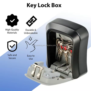YL resistente alle intemperie, cassetta di sicurezza per chiave in plastica montata a 4 cifre, con combinazione di chiave per auto, di facile accesso per l'home Office - Product Image 5