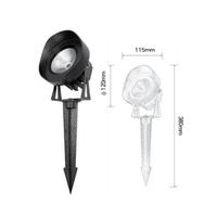 Modern Alüminyum Su Geçirmez IP65 AC Güçlü 5-15W 5000K CE Sertifikalı Yüksek CRI 75 Dekoratif Dış Mekan LED Bahçe Peyzaj Aydınlatması