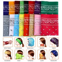 Bandanas multifonctionnels pour fêtes et activités de plein air, foulards, bandeaux, mouchoirs pour femmes, hommes, garçons et filles