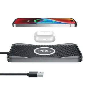 2023 New Upgrade Product 2 In 1 Wireless Charger Pad 15W Car Wireless Charging For iPhone Samsung Xiaomi HUAWEI LG Mobile Phone