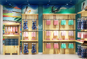 Cossie Shop-muebles de diseño de Interior para traje de baño, accesorio personalizado de lujo con pantalla de madera - Product Image 3