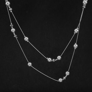 Hot Selling Simple <b>Titanium</b> Steel <b>Chain</b> Collarbone Necklace Silver Plated Popular Niche Design Women's Necklaces Fashion Jewelry - Product Image 4