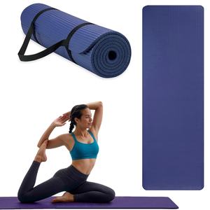 Tapete de <span class=keywords><strong>Yoga</strong></span> NBR Personalizado Marrón/Negro/Rosa <span class=keywords><strong>para</strong></span> Mujer, Grueso de 10-20 mm, Ecológico, Antideslizante, con Logotipo Personalizado - Product Image 1
