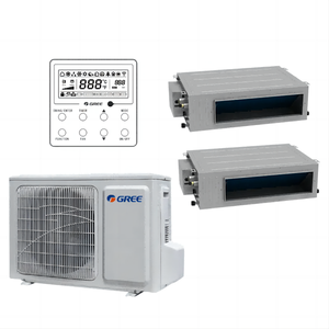 Gree Multi <span class=keywords><strong>Split</strong></span> <span class=keywords><strong>Techo</strong></span> Cassette Fan Coil Unit 5 Zone Vrf Unidad <span class=keywords><strong>de</strong></span> tratamiento <span class=keywords><strong>de</strong></span> aire expuesto vertical 4 Zone Mini <span class=keywords><strong>Split</strong></span> Aire acondicionado - Product Image 3