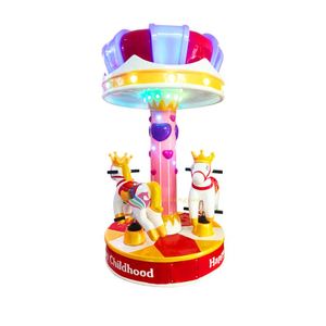 Manège à chevaux pour 3 joueurs, manège extérieur à monnayeur pour parcs d'attractions et centres commerciaux, à vendre - Product Image 2
