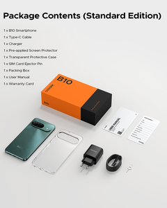 Teléfono Inteligente DOOGEE B10 Edición VIP, CPU G100, Android 16, 4G, 7600mAh, NFC, 6+256GB - Product Image 4