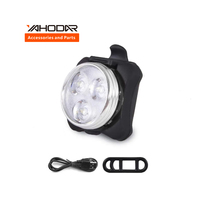 Feux de vélo de montagne USB rechargeable Torche LED étanche avant et arrière pour scooter électrique Bicyclette