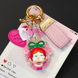 Mini llavero Cry Baby, encantador colgante para bolso de mujer, colgante para teléfono, llavero personalizado para coche, accesorios para funda de teléfono - Product Image 1