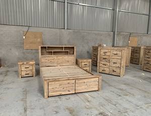 Muebles de dormitorio de madera de estilo rústico para mesa de comedor y silla para uso en la sala de estar - Product Image 6