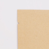 2 3 Three Side Heat Seal Small Plain Flat Pouch Kraft Paper Packaging Bags