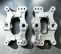 Supports de frein à disque en aluminium CNC OEM haute précision, couleur argent, pièces de rechange