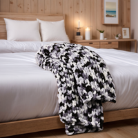 Plaid en chenille doux, écologique, motifs unis et rayés, utilisable toute l'année, style européen, décoration intérieure, cadeau