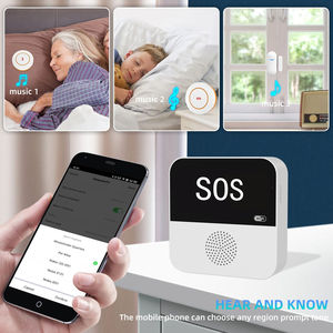 Système d'alerte d'urgence intelligent sans fil WiFi avec bouton d'appel pour aidants, personnes âgées, patients et personnes handicapées - Product Image 3