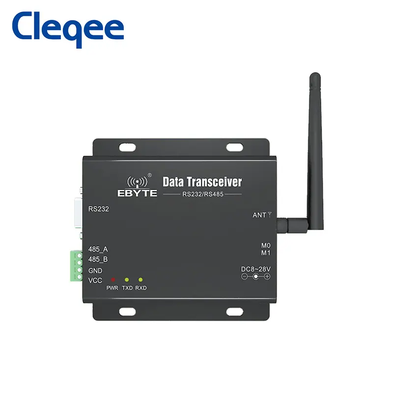 Cleqee-2 E62-DTU-433D30 Full Duplex Frequency Hopping RS232 RS485 433mhz 1W uhf 3km Wireless Transceiver IoT Module Transmitter