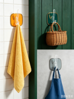 6ps Grosir Plastik Transparan Perekat Sendiri Multifungsi Organizer Pakaian Kamar Mandi Modern Daya Tahan Beban Kuat