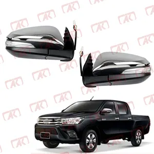 Phụ kiện ô tô Door Side <span class=keywords><strong>View</strong></span> gương ánh sáng cho TOYOTA HILUX Revo 2016 2017 2018 2019 2020 - Product Image 1