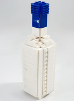Ensemble de blocs de construction en plastique personnalisés DIY pour bouteille de whisky de luxe, pour cadeau et collection d'exposition pour adultes
