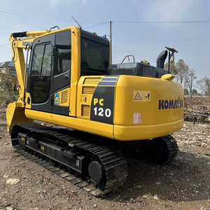 Excavadora usada Komatsu Pc120 certificada por PC, tipo oruga de servicio pesado, ideal para construcción a pequeña escala. - Product Image 3