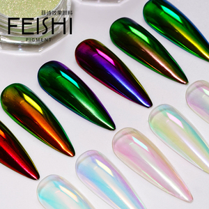 NUEVO Primavera Verano Aurora Hada <span class=keywords><strong>Luna</strong></span> Espejo mágico <span class=keywords><strong>polvo</strong></span> Brillo <span class=keywords><strong>de</strong></span> uñas color decorativo Arte <span class=keywords><strong>de</strong></span> uñas - Product Image 4