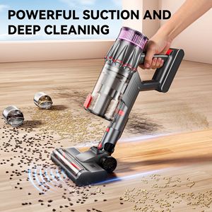 SNDMADE Cordless <b>Vacuum</b> Cleaner 300W High Suction <b>Handheld</b> With Mite Removal Brush Head For Home Cleaning - Product Image 4