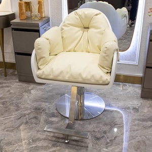 Chaise de coiffure à vente chaude, réglable en hauteur, poste de travail de barbier, fauteuil pivotant en cuir pour coiffeur - Product Image 5