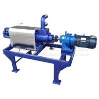 Pengikat Penyuling Biji-bijian Dewatering Separator Padat Cair, Dewatering Screw Press Pemisah dari Cina