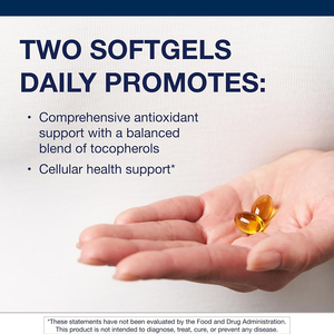 Complément alimentaire de vitamine E de haute qualité, antioxydant et soutien pour la santé cellulaire, en gélules souples. - Product Image 2