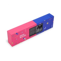 Boîte d'emballage en papier pour montre pour enfants Seismo Package, dessin animé 3D dynamique, montre intelligente pour enfants, boîte à montre à tiroir, fabrication artisanale