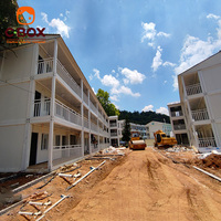Casa Modular Prefabricada Cbox de 3 Pisos, Vivienda Familiar de Múltiples Niveles, Casa Contenedor Desmontable
