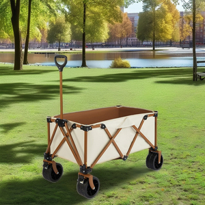 Wind Valley portátil dobrável quatro rodas carrinho Oxford Material Outdoor <span class=keywords><strong>Camping</strong></span> Dinner Gatherings Pequenos acampamentos usam o saco - Product Image 2