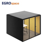 Cabine de réunion portable insonorisée EGROspace pour discussion et travail privé – Pod de bureau acoustique
