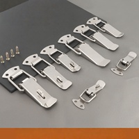 Loquet à levier moderne en acier inoxydable, réglable, pour boîte à outils