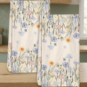 Serviettes de cuisine carrées en coton biologique de couleur unie, écologiques, hautement absorbantes, séchage rapide, lavables en machine, chiffons à vaisselle - Product Image 1