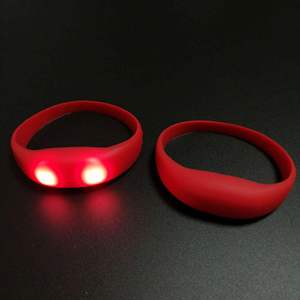 Pulsera Luminosa LED de Silicona con Control por Voz, Lámpara de Mano de 8 Colores, Regalo, Activación por Botón, para Conciertos - Product Image 5