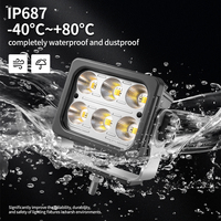 Construction partie phare carré inondation 4x4 bateau Atv Utv Suv véhicule automobile camion voiture tout-terrain Led brouillard conduite lumière de travail