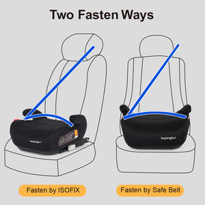 เบาะนั่งนิรภัยสำหรับเด็ก Loopingfun WG15 ได้รับการรับรองมาตรฐาน ECE R129 รับน้ำหนักได้ 36 กก. สำหรับเด็กอายุ 4-12 ปี สูง 125-150 ซม. <span class=keywords><strong>ระบบ</strong></span> <span class=keywords><strong>ISOFIX</strong></span> - Product Image 4