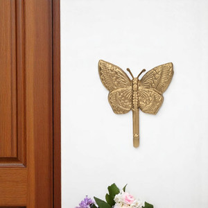 HMS 5 \ "in ghisa oro gancio a muro a un livello per la casa cucina bagno soggiorno per asciugamani abbigliamento gioielli di stoccaggio - Product Image 1