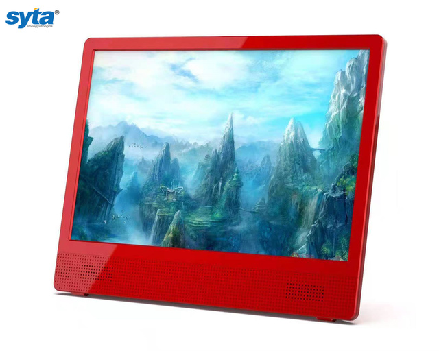 SYTA Portable Mini LCD TV 7'' 9'' 10.1'' 14'' Digital DVB T2 ISDB ATSC LED Backlight for Car/Truck/Bedroom Children Study Elder