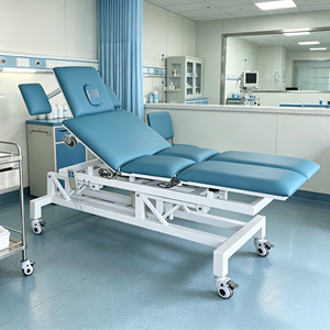 Table d'examen multifonctionnelle électrique à commande manuelle, lit de physiothérapie, table d'ostéopathie, table de chiropratique - Product Image 1