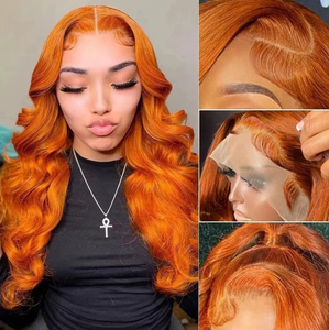 Женский парик из высокотемпературного Шелкового кружева спереди 13*4, волнистые длинные вьющиеся волосы среднего и большого размера, полностью покров на голове - Product Image 5