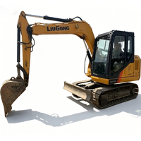 Excavadora de cadenas usada Cat Cat310 de 10 toneladas con motor &amp;   Bomba de segunda mano en stock