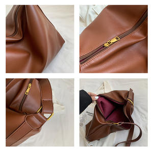 2026 New Women's <b>Bag</b> Retro PU Versatile Shoulder Large Tote <b>Bag</b> Large Capacity <b>Crossbody</b> <b>Bag</b> - Product Image 4