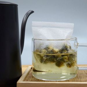 Food Grade Disposable Non Woven <b>Tea</b> Bag Without Drawstring for Loose Leaf <b>Tea</b> and Herbal <b>Infusions</b> - Product Image 3