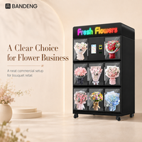 BANDENG 6510XH 10T Vitrina Comercial Refrigerada para Exhibición de Flores Frescas con Sistema Automático para Venta de Ramos