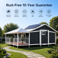 Maison conteneur préfabriquée australienne extensible de 9-10 pieds de haut avec plafond spacieux, 1, 2, 3, 4 ou 5 chambres, maison modulaire moderne, type cabane