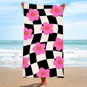 Toalla de playa de microfibra impresa de secado rápido sin arena, extra personalizada de viaje al por mayor/ - Product Image 6