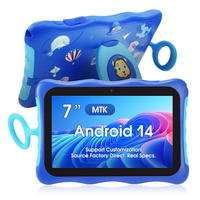 Tablette pour enfants de 7 pouces, système Android 14.0, écran HD IPS, tablette éducative pour enfants 4.2